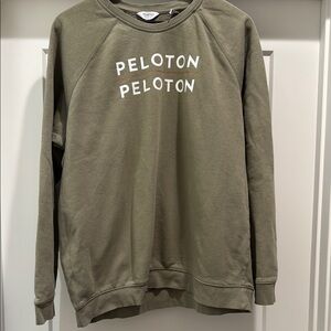Peloton Men's Olive Green Sweater